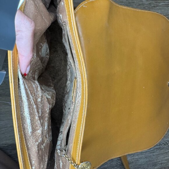 Vintage GUCCI Silk Jacquard Crossbody Bag - Picture 13 of 14